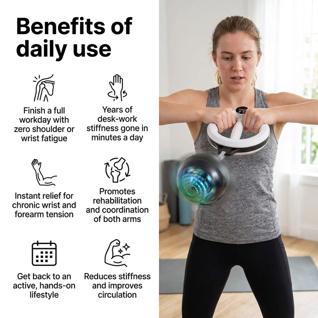 Orbeo 360° Smart Arm & Shoulder Trainer - Toner Arms, Looser Shoulders