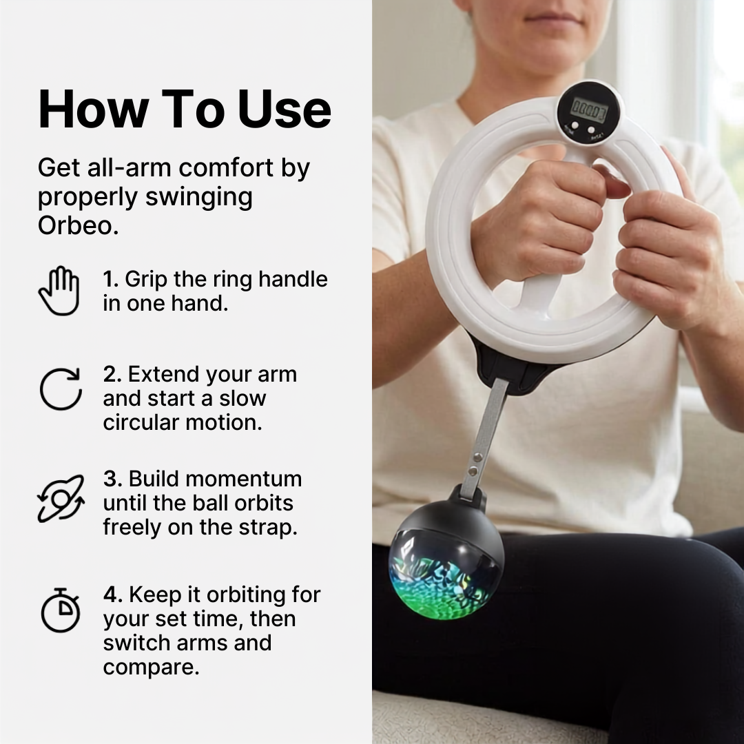 Orbeo 360° Smart Arm & Shoulder Trainer - Toner Arms, Looser Shoulders